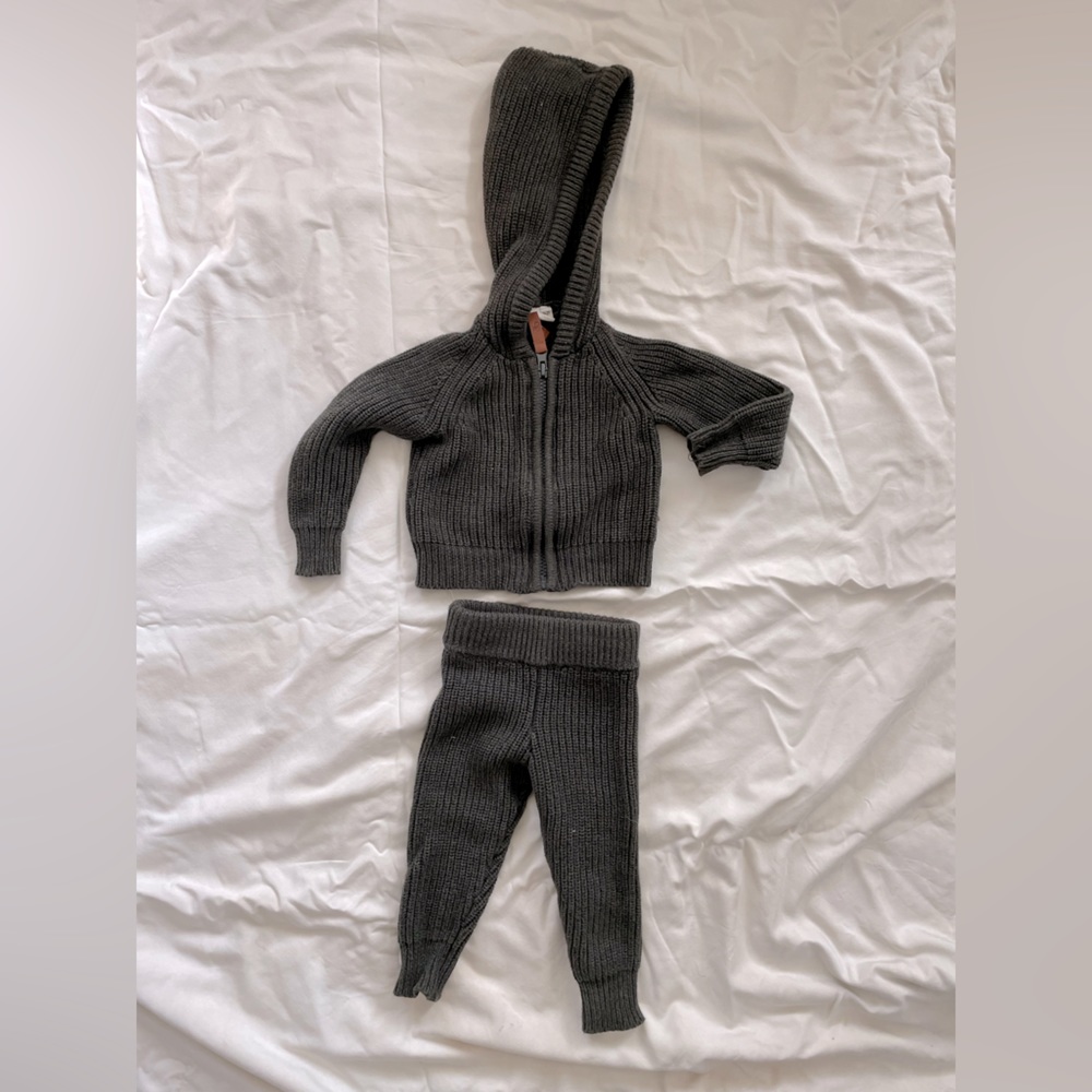 Goumi Kids cotton knit sweat suit 0-3 months